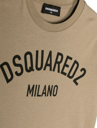 Dsquared2 T-Shirt mit Rundhalsausschnitt, Logo und Aufdruck DQ1983-D00MV