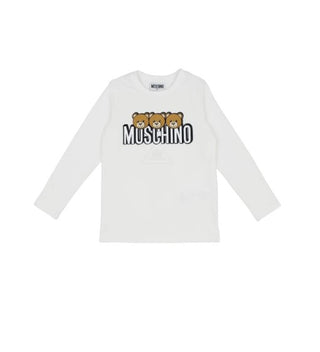 Moschino Crewneck T-shirt with MOO000 print