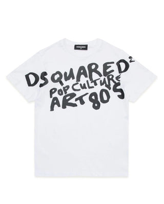 Dsquared2 T-Shirt mit aufgedrucktem Logo DQ2327-D0A47