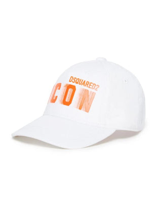 Dsquared2 Cappello con visiera e logo frontale DQ2405-D00YT