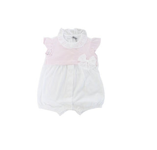 The Owl Romper With Bow to165m0014 WITH CLIPS FORWARD