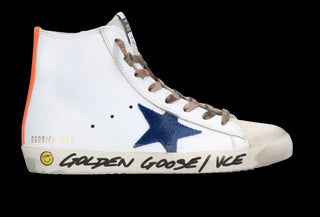 Golden Goose Sneakers a stivaletto gyf10764 con lacci e zip