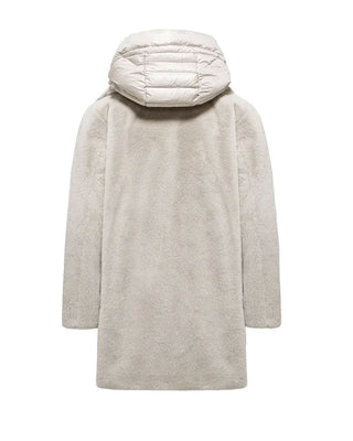 Bomboogie CH6570TFSB4 Faux Fur Coat With Hood