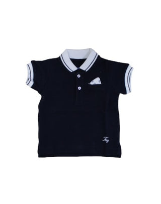 Fay Polo T-shirt with embroidered logo 9A8301-AH410