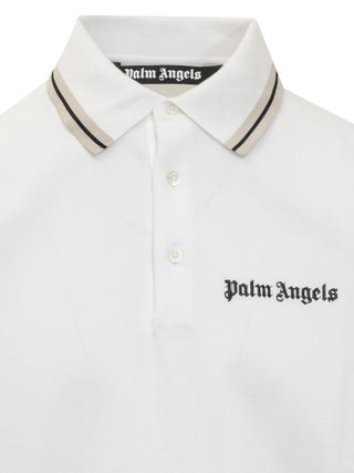 Palm Angels Polo T-shirt PMGB012S23FAB001