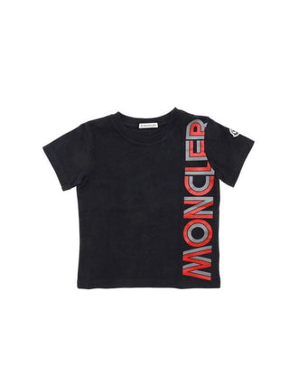 Moncler T-shirt girocollo con logo stampato F29548C72620