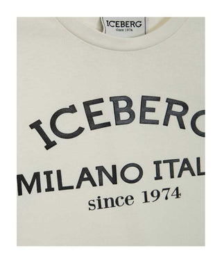 Iceberg T-shirt girocollo a maniche lunghe TSICE5329J