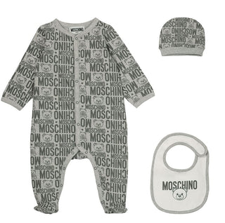 Moschino Tutina CON BAVETTA E CAPPELLO MUY03B CON CLIPS