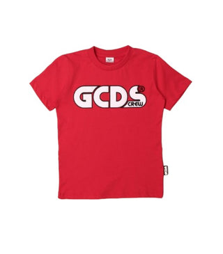 GCDS Crewneck T-shirt with front logo 027591