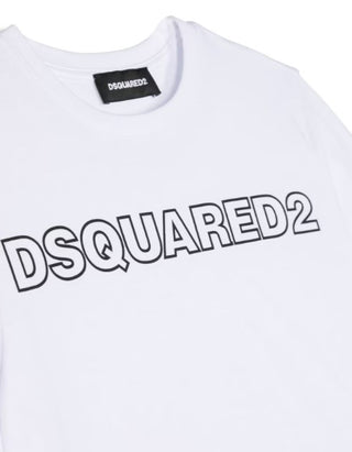 Dsquared2 T-Shirt mit Rundhalsausschnitt und aufgedrucktem Logo DQ1757-D00MV