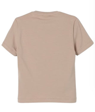 Elisabetta Franchi Crewneck T-shirt with applied logo EFTS209.0