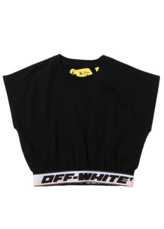 Off-White-T-Shirt mit Rundhalsausschnitt OGAA005S22JER002