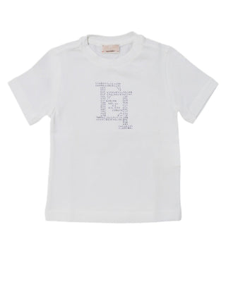 Elisabetta Franchi T-shirt girocollo con logo EGTS082.0