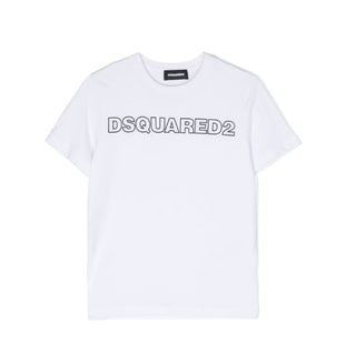 Dsquared2 T-Shirt mit Rundhalsausschnitt und aufgedrucktem Logo DQ1757-D00MV