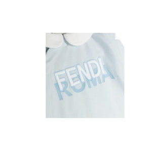 Fendi Tutina a manica lunga con logo BUK110 clips avanti