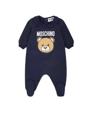 Moschino Teddy Bear Romper muy078 And Logo