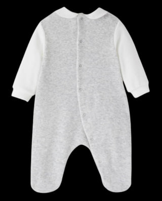 Il Gufo Onesie tp030m mit Clips auf der Rückseite