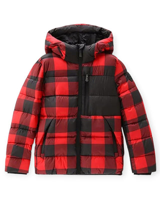 Woolrich Giubbino con cappuccio a quadri CFWKOU0301MRUT3208