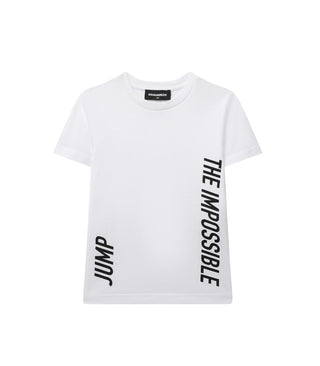 Dsquared2 T-Shirt mit Rundhalsausschnitt und DQ0313-D00XM-Aufdruck