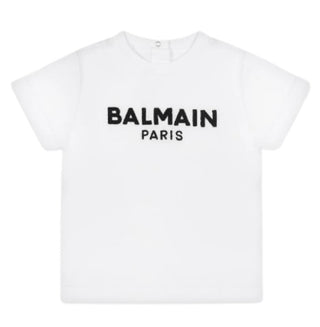 Balmain T-Shirt mit Rundhalsausschnitt BT8531-Z0082