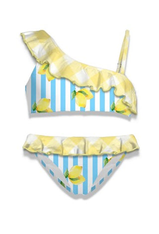 Mc2 Saint Barth Costume Rey Lemon Stripes REY0001 01091F