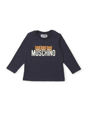 Moschino Crewneck T-shirt with MOO000 print