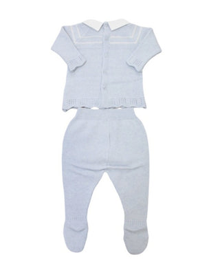 Doctor Kids Two Piece Romper dk1341 With Pointed Collar