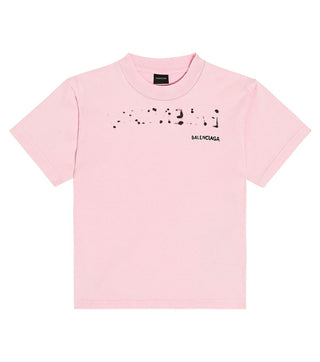 Balenciaga T-shirt girocollo con logo WL0681864