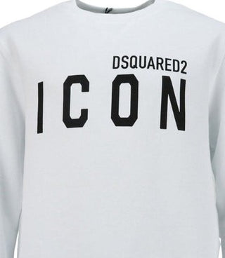 Dsquared2 Felpa girocollo con logo DQ049U-D002Y