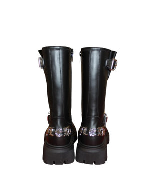 Philipp Plein Stiefel 72927 mit Reißverschluss