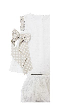 Babymodekleid MIT SCHLEIFEN 648.6 MIT KNÖPFEN