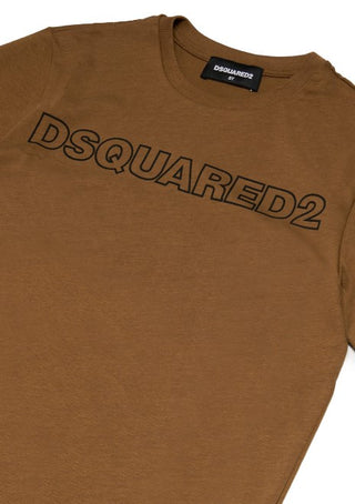 Dsquared2 T-Shirt mit Rundhalsausschnitt und aufgedrucktem Logo DQ1757-D00MV