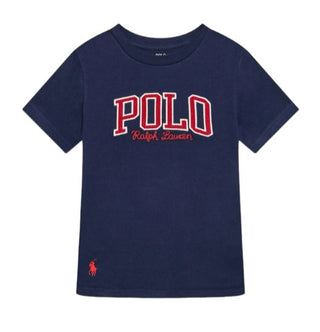 Polo Ralph Lauren T-shirt girocollo con logo frontale 322883250002