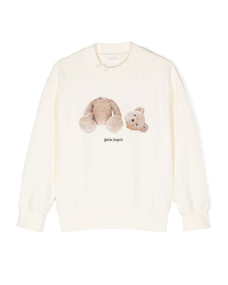 Palm Angels Felpa Bear Crewneck PBBA012C99FLE0020460 In Cotone