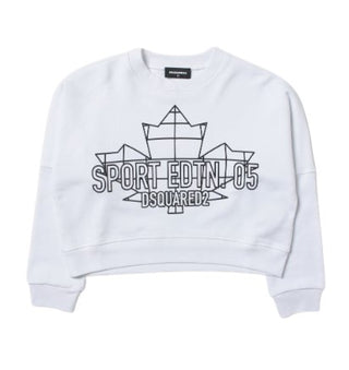 Dsquared2 Sweatshirt GIRL CROP SWEATSHIRT DQ0678D