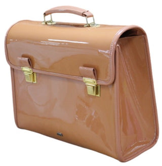 Escudama Patent Leather Briefcase Bag CATERINA