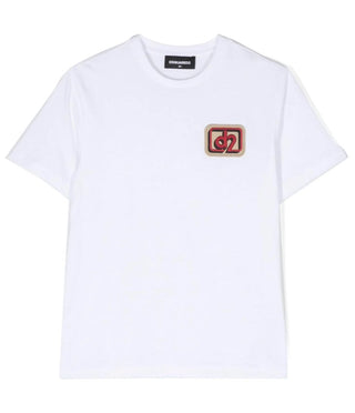 Dsquared2 T-Shirt mit Rundhalsausschnitt und appliziertem Logo DQ1979-D0A3Z