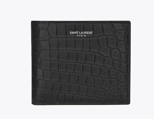 Yves Saint Laurent Wallet with scale weave 396307