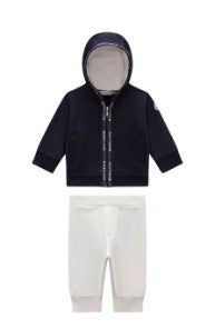 Moncler Tuta con zip e cappuccio H29518M00011 clip