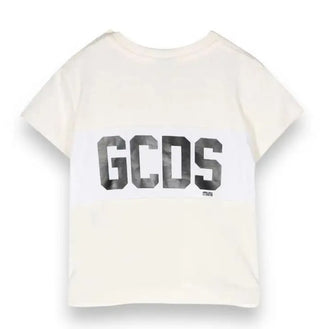 GCDS T-Shirt mit Rundhalsausschnitt und Logo vorne GUM003