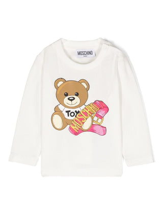 Moschino Crewneck T-shirt with MAO00C print