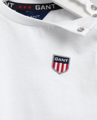 Gant Crew Neck T-Shirt with Front Logo 505151