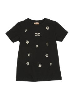 Elisabetta Franchi T-Shirt mit Rundhalsausschnitt EFTS188