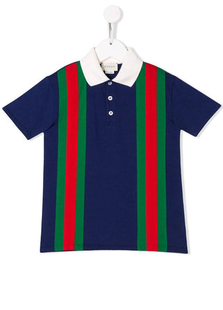 Gucci Baumwoll-Piqué-Polo-T-Shirt 546763-XJAAK