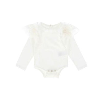 Angel's Face Cardigan with primerose ruffles b