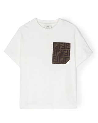 Fendi Short Sleeve T-shirt JUI150-7AJ With FF Logo