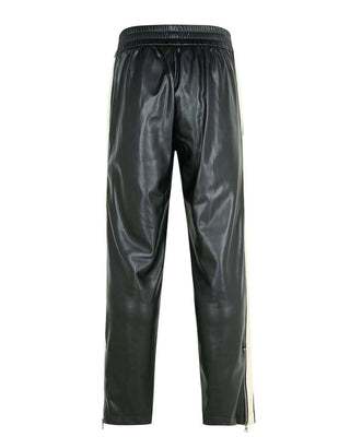 Palm Angels PMCJ020F24FAB0011003 Leather Track Pants