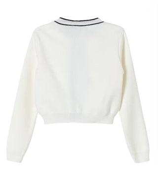 Elisabetta Franchi Cardigan sweater with logo EGMA026.C