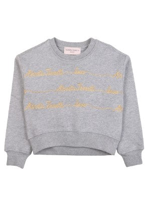 Alberta Ferretti Crewneck Sweatshirt 021192 Crop For Girls