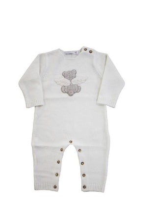 Nanan Baby Romper 22079 With Buttons And Teddy Bear